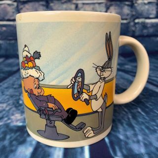 Vintage Bugs Bunny,  Elmer Fudd Looney Tunes " Rabbit Of Seville " 1950 Coffee Mug