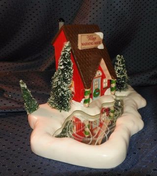 Dept 56 " The Warming House " 1988 Snow Village Retired 1992