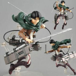 Anime Attack On Titan Shingeki No Kyojin Captain Levi Figma213 Pvc Figure No Box