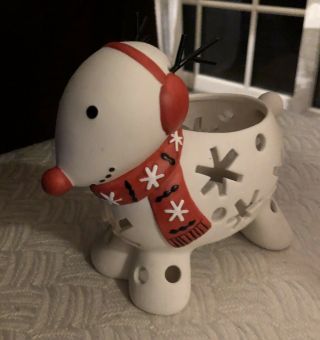 Partylite Rudy Snow - Snow Family Tealight Holder