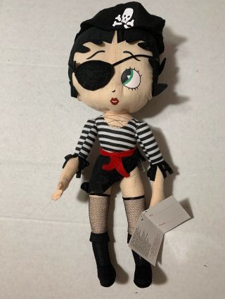 Betty Boop Oop A Doop Plush Pirate Outfit Kelly Toy With Tags Plush Stuffed 17 "
