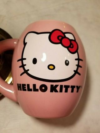 Hello Kitty Pink Double Sided Coffee Mug 2011 Sanrio Co.