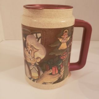 Walt Disney World Coca Cola Souvenir Travel Mug Cup Christmas 1997 Pinocchio 2