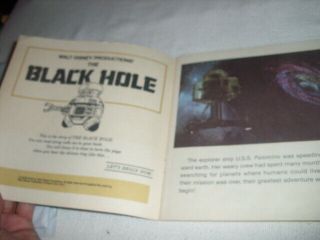 WALT DISNEY THE BLACK HOLE SEE HEAR READ 24 PAGE BOOK ALL COMPLETE 33 1/3 3