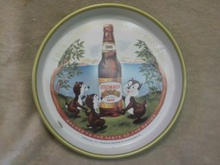 Stegmaier Brewing Co Beer Metal Tray 13 " Wilkes Barre,  Pa 1959