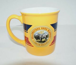 Pendleton Woolen Mills Yellowstone Park Blanket Yellow 18 Oz Coffee Mug Tea Cup
