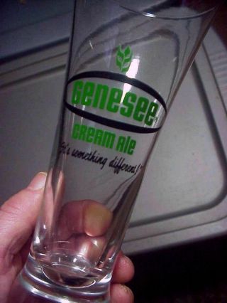 Vintage Genesee Cream Ale Beer Glass Tumbler " It 