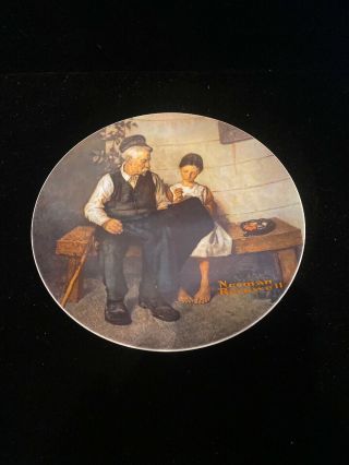 Norman Rockwell The Lighthouse Keepers Daughter Collector Knowles Limited Plate