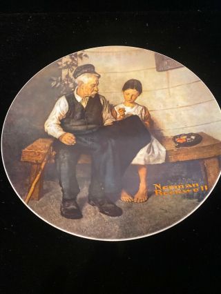 Norman Rockwell The Lighthouse Keepers Daughter Collector Knowles Limited Plate 2