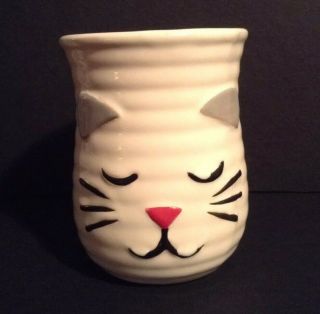 Dennis East International Dei Kitty Cat Cozy Hand Warmer 18oz Coffee Mug Cup