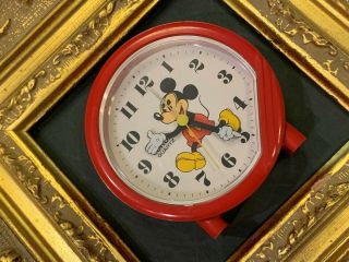 Disney Mickey Mouse Vintage Lorus Quartz Alarm Clock Lfd108 Uses Aa Battery