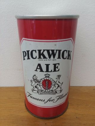 Pickwick Ale Haffenreffer Brewing Co. ,  Cranston,  Ri Usbc 108 - 34 Zip Top (fan)