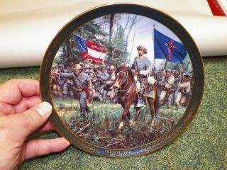 Bradford Exchange The Gallant Men Of The Civil War Ben Hardin Helm Plate