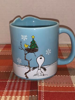 Snoopy Peanuts Oversized Ceramic Christmas Coffee/tea/hot Cocoa Mug By Vandor