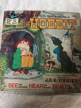 The Hobbit 24 Page Read - Along Book And Record Pre - Owned