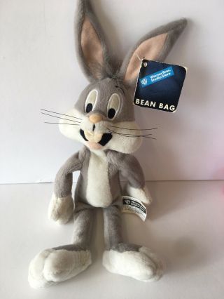 1998 Warner Bros Studio Store Looney Tunes 12 " Bugs Bunny Bean Bag