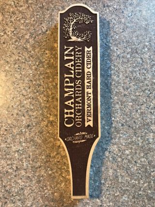 Champlain Orchards Cidery Tap Handle Shoreham Vermont Hard Cider Rare Beer