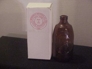 G Heileman Brewing Co York Stock Exchange Beer Bottle & Box May 23 1973 Ghb