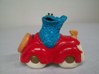 Sesame Street - Vintage Cookie Monster In Car Bank By " Gorham " Made In Korea