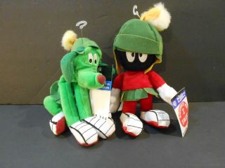 Warner Bros.  Marvin The Martian & K - 9 Plush 11 " Bean Bag Toy Doll