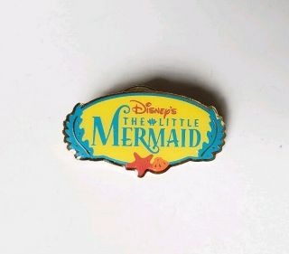 Rare Vintage Disney The Little Mermaid Movie Promo Metal Pin - Ariel Sebastian