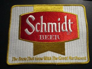 Schmidt Beer Pabst Classic Gold Logo 8 " Patch Sew On Craft Beer Brewing Brewery