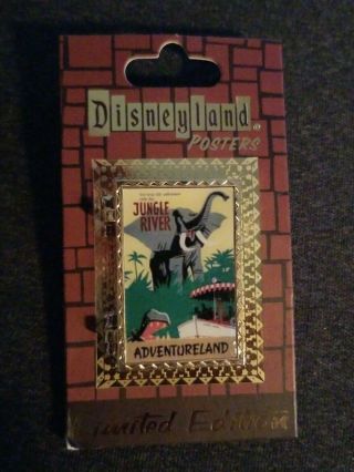 Disney Dlr Attraction Poster Le Pin Jungle River Cruise Adventureland Mickey