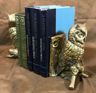 Vintage Owl Bookends Hampton Virginia