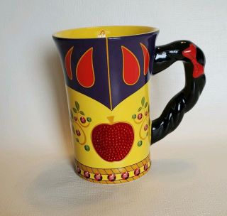 Disney Parks Snow White Signature Deluxe Dress Red Heart Apple Coffee Cup Mug