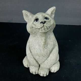 Second Nature Design Quarry Critters “chico” The Cat Figurine 4 Inches Tall