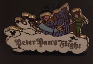 2019 Hidden Mickey Pin Walt Disney World Attraction Signs Peter Pan 