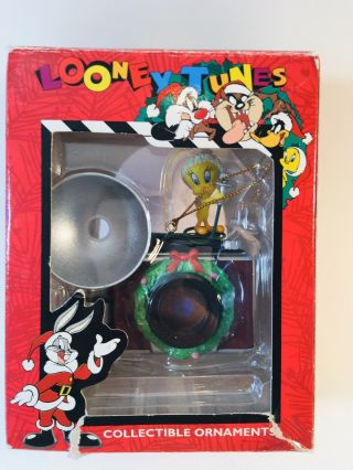 Vintage 1997 Looney Tunes Tweety Bird With Camera Collectible Ornament