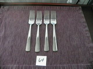 Set Of 4 Oneida Avery Dinner Forks Stainless Flatware