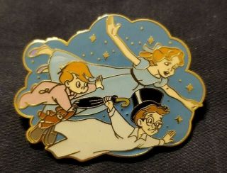 The Darling Children Fly Peter Pan Wendy John And Michael Disney Pin 3315