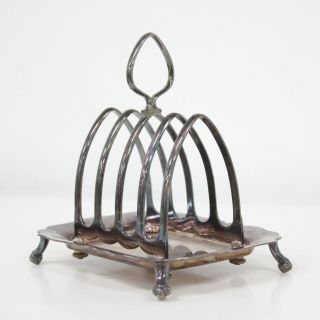 Epns Toast Rack Five Bar By William R Shirtcliffe & Son Made In England 316