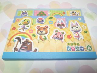 Animal Crossing Leaf Memo Pad Notepad Doubutsu No Mori Nintendo Japan