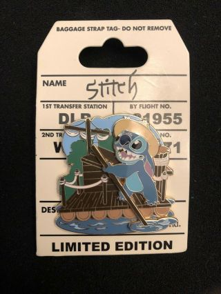 2010 Disney Pin Trading Stitch Adventure Tom Sawyer 
