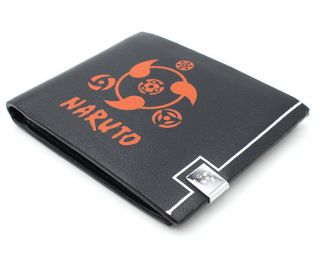 Naruto Ninja Obito Kakashi Sharingan Billfold Bifold Wallet Card Holder Purse