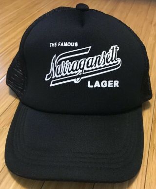 Narragansett Hat Snap Back The Famous Lager Beer Trucker Hat