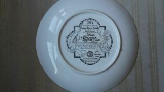 Disney ' s HUNCHBACK OF NOTRE DAME TOPSY TURVY PARADE & TOUCHED BY LOVE Plates 3