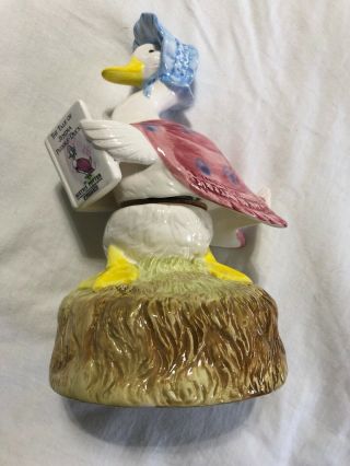Schmid The Tale Of Jemima Puddle - Duck Beatrix Potter Rotating Music Box