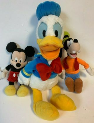 Disney Mickey Mouse Donald Duck Goofy Plush Characters Disney Store