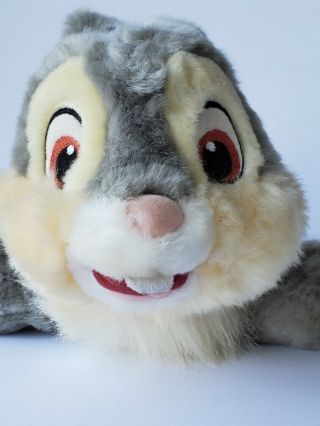 Thumper Bambi Rabbit 12” Hoop Retail Stuffed Bunny Lying Down Plush Disney