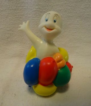 Casper The Friendly Ghost Toy Figure With Balloons Rubber
