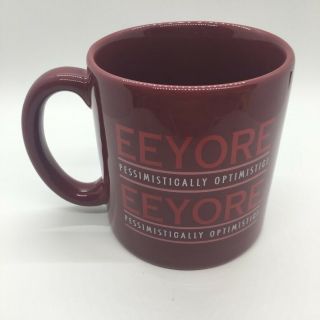 Disney Store Eeyore 3d Coffee Mug Red 3