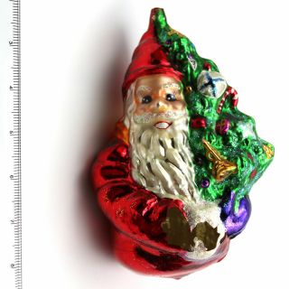 Christopher Radko Oh Christmas Tree Ornament 96 - 156 - 0 Santa Presents [damaged]