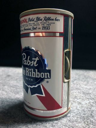 Vintage Pabst Blue Ribbon Can Novelty Transistor Radio - General Electric 3