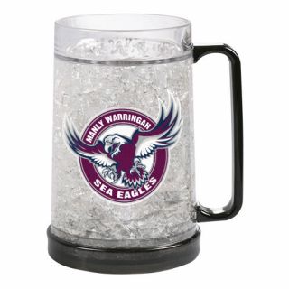 Manly Warringah Sea Eagles Nrl Gel Ezy Freeze Beer Stein Frosty Mug Cup Man Cave