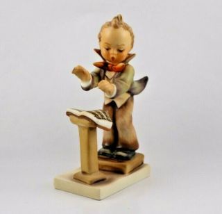 Vintage Hummel Goebel Figurine Band Leader Tmk - 3 129 5 " Tall Crazing