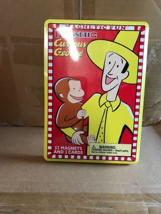Curious George Magnetic Tin Play Set